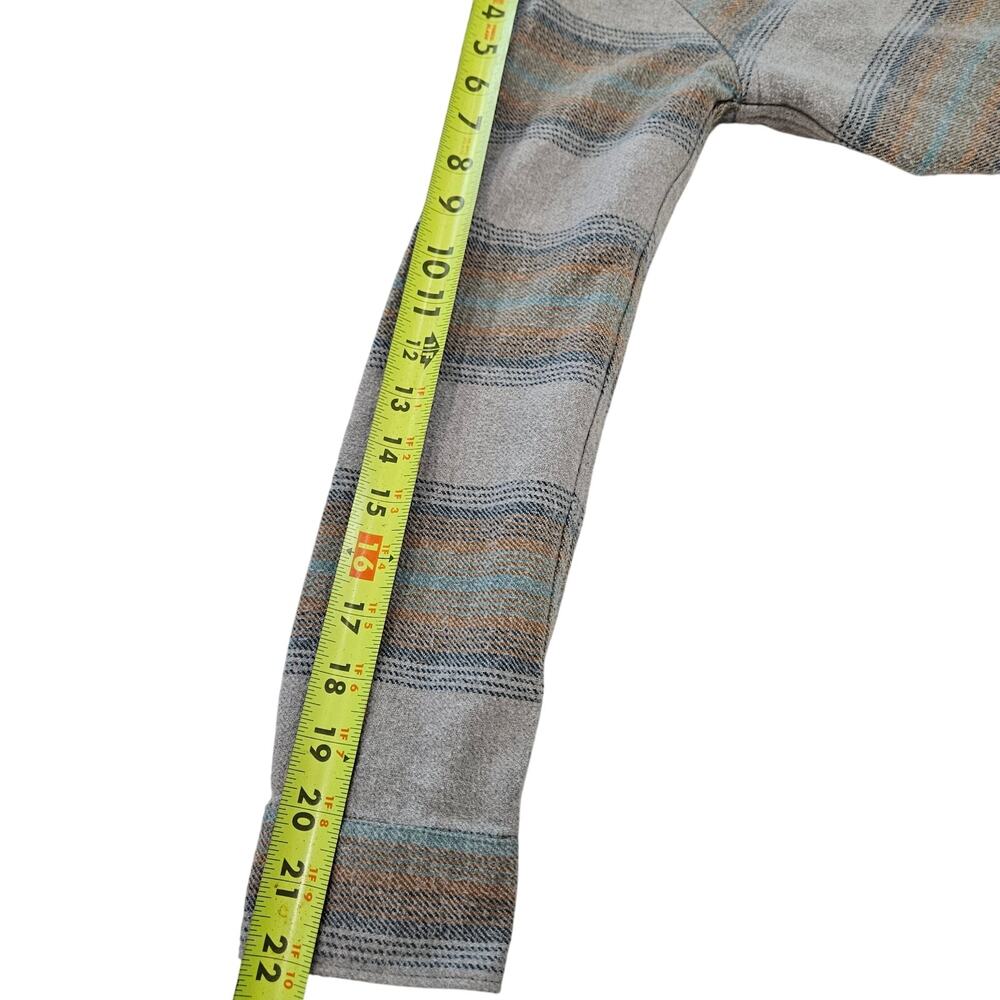 Billabong Men's Flannel Hoodie Shirt Gray/Brown Medium Skate Surf Grunge - Picture 6 of 6
